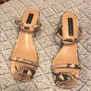 Steve Madden snake baby heel